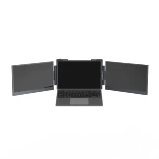 Dual-screen portable display split-screen laptop expansion