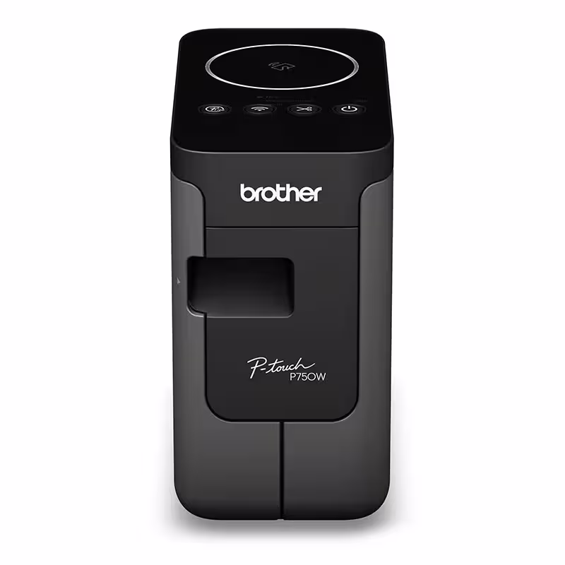 Brother PT-P750W Wireless Label Maker – WiFi Computer Label Printer for Asset Management