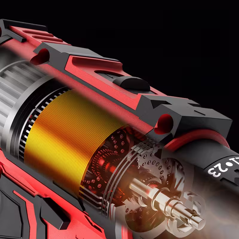 Germany 12V Lithium Electric Drill – Cordless Double Speed Power Drill & Electric Screwdriver Set (1 Battery + Charger, Plastic Case)