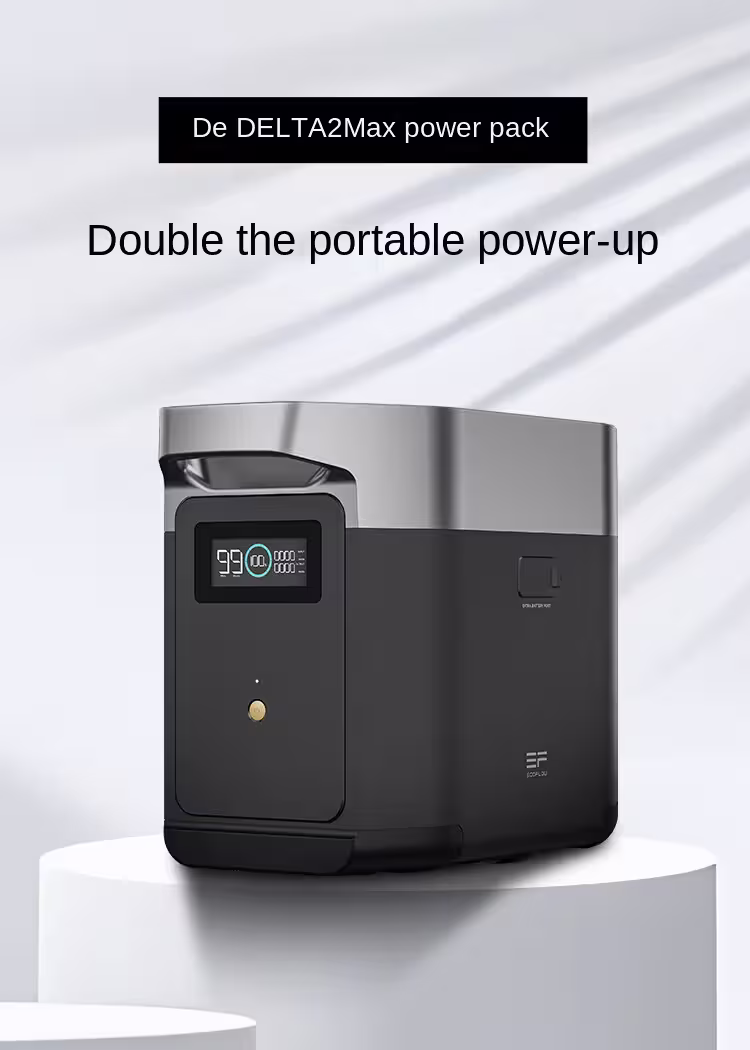 EcoFlow DELTA 2 Max 2400W | 2048Wh LFP Solar Generator | RV & Home Backup