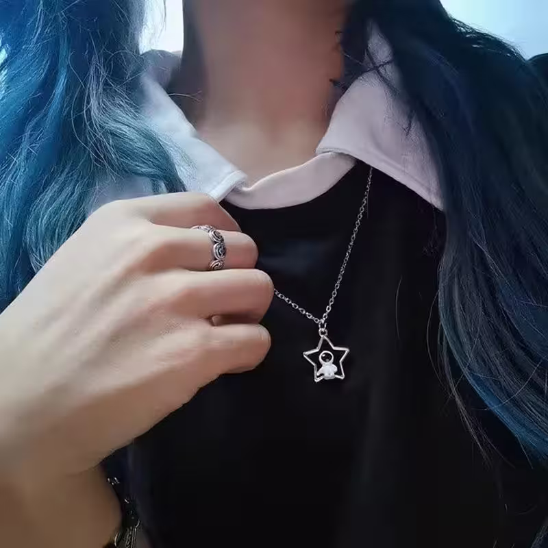 AI necklace magnetic suction pendant
