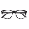 Sand Black Anti-Blue Light Glasses – Korean M Frame (Unisex)